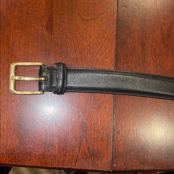 45008 VINTAGE-Coach Black Leather Belt - see pics for approximate measurements - Picture 9 of 9
